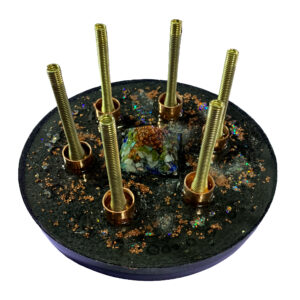 One Story Home Orgone Energy Security Tower - 6 Spires