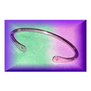 Double Flat End Copper Bracelet - medium gauge