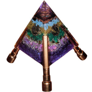 Purple Adjustable Orgone Pyramid - up to 10 feet