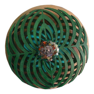 Electric Kinetic Orgone Energy Spinner - Tree of Life