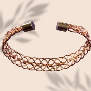 Copper Bracelet - inner lacing