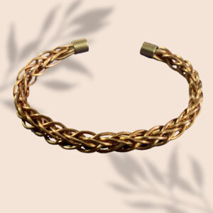 Copper Bracelet - square knot